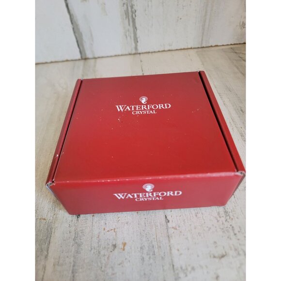 Waterford NEW tea light candle crystal holder snowflake Xmas decor - Picture 8 of 8